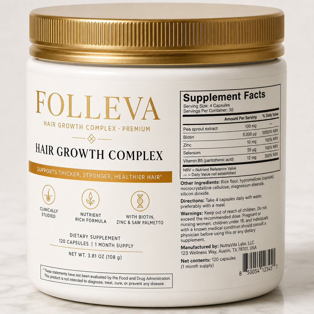 Hair Growth Complex - Label detail view